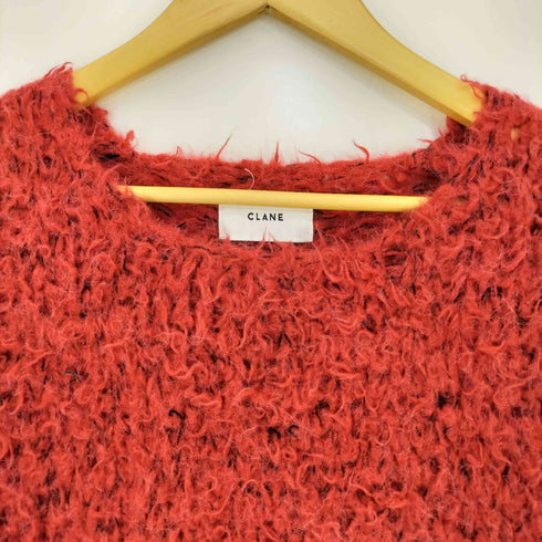 クラネ CLANE BEAR SHAGGY HAND KNIT TOPS レディース JPN:1