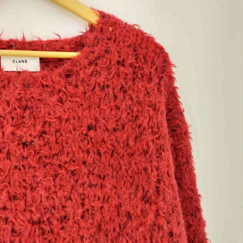クラネ CLANE BEAR SHAGGY HAND KNIT TOPS レディース JPN:1