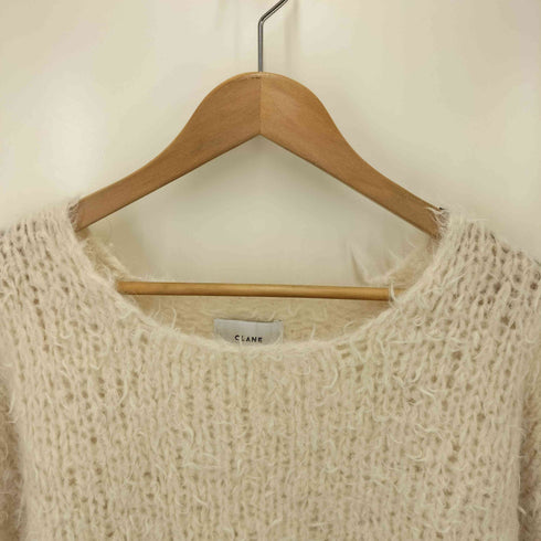 クラネ CLANE BEAR SHAGGY HAND KNIT TOPS レディース JPN:2