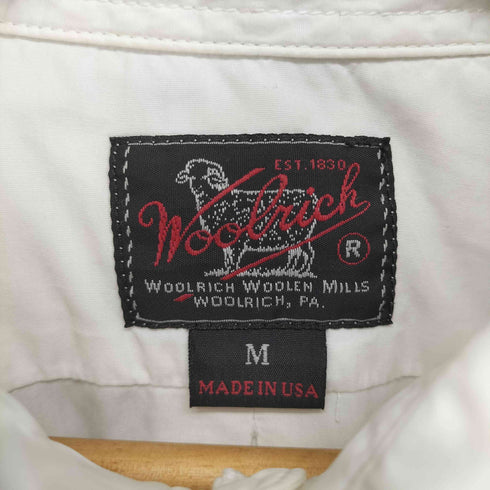ウールリッチ WOOLRICH 黒タグ 復刻 USA製 デザインシャツ メンズ M