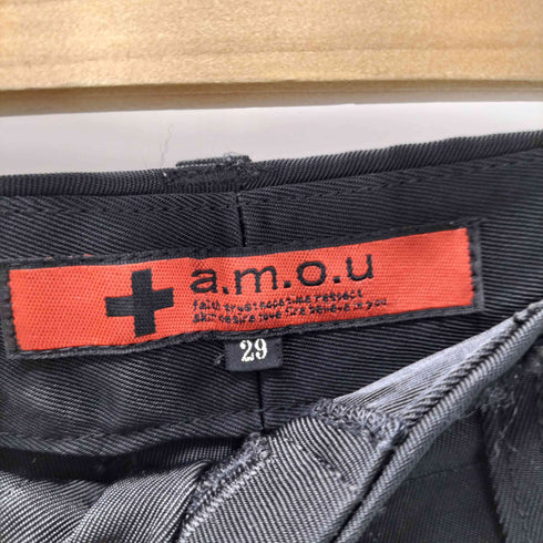 a.m.o.u ナイロン トラウザー パンツ メンズ 29