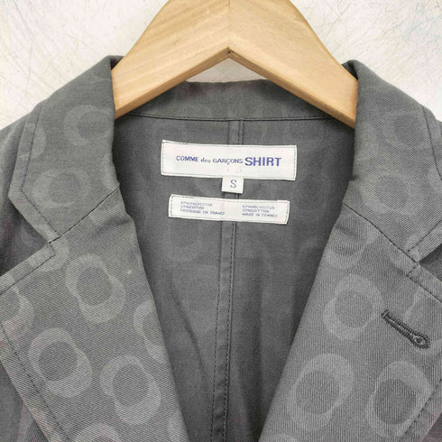コムデギャルソンシャツ COMME des GARCONS SHIRT アート柄 三つボタン テーラードジャケット メンズ JPN:S
