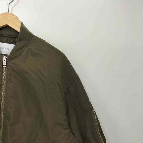 シンプリシテェ SIMPLICITE 22AW B.C STOCK オーバーMA-1 レディース