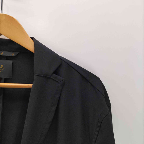 アトウ ato 17AW ウール ポリ 混紡 ロング シアー テーラード ガウン メンズ JPN:46