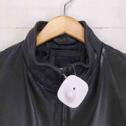 ザラ ZARA sheepskin リラックスフィットレザージャケット メンズ S