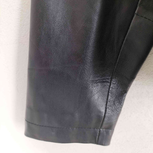 ザラ ZARA sheepskin リラックスフィットレザージャケット メンズ S