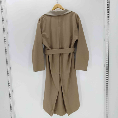 アトウ ato 17AW ウール ポリ 混紡 ショールカラー ガウン コート メンズ JPN:44