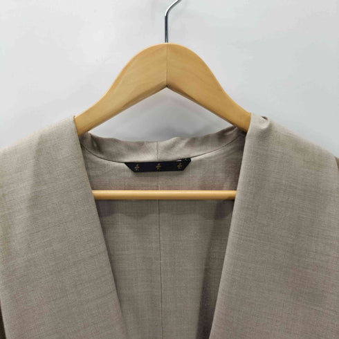 アトウ ato 17AW ウール ポリ 混紡 ショールカラー ガウン コート メンズ JPN:44