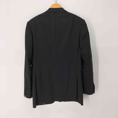 スーツカンパニー THE SUIT COMPANY Super100 Wool チョークストライプ 背抜き 2B テーラードジャケット テーパード スラックス パンツ セットアップ メンズ 175cm