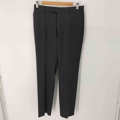 スーツカンパニー THE SUIT COMPANY Super100 Wool チョークストライプ 背抜き 2B テーラードジャケット テーパード スラックス パンツ セットアップ メンズ 175cm