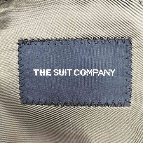 スーツカンパニー THE SUIT COMPANY Super100 Wool チョークストライプ 背抜き 2B テーラードジャケット テーパード スラックス パンツ セットアップ メンズ 175cm