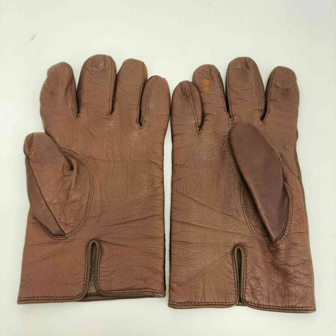 gloves レザーグローブ メンズ ラムレザー 手袋 3本ラインデザイン カシミヤニット裏地 メンズ