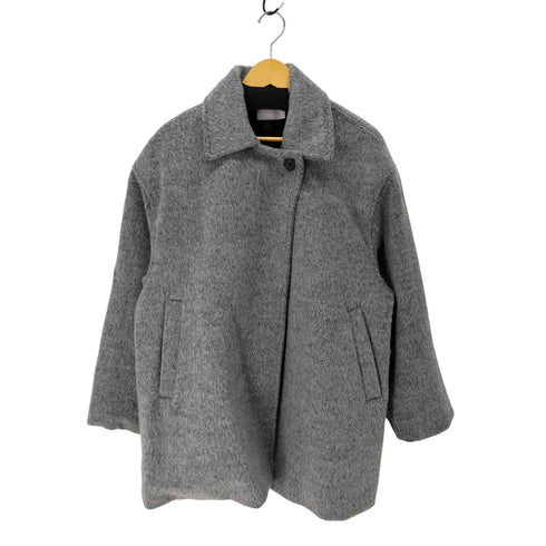 NOGLE ノグル 24AW ウールモヘアシャギーミドルオーバーコート レディース FREE