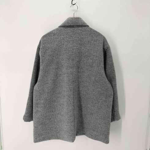 NOGLE ノグル 24AW ウールモヘアシャギーミドルオーバーコート レディース FREE