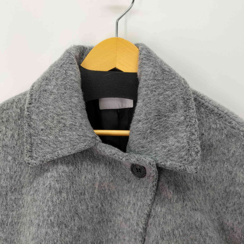 NOGLE ノグル 24AW ウールモヘアシャギーミドルオーバーコート レディース FREE