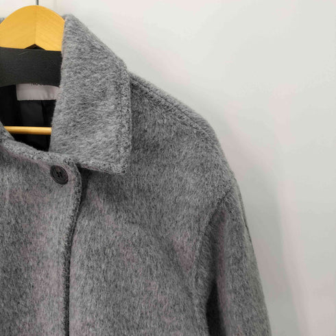NOGLE ノグル 24AW ウールモヘアシャギーミドルオーバーコート レディース FREE