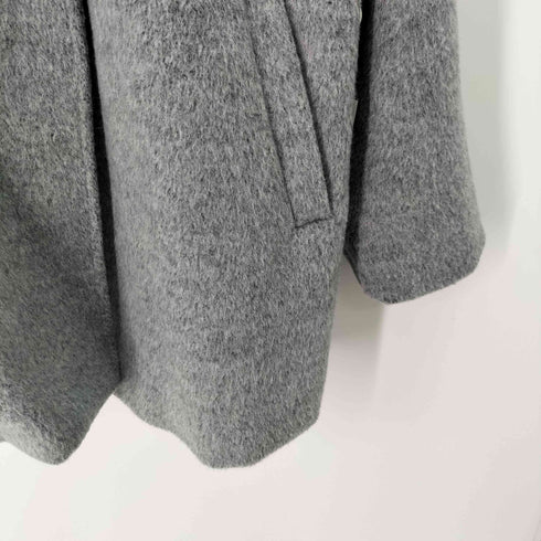 NOGLE ノグル 24AW ウールモヘアシャギーミドルオーバーコート レディース FREE
