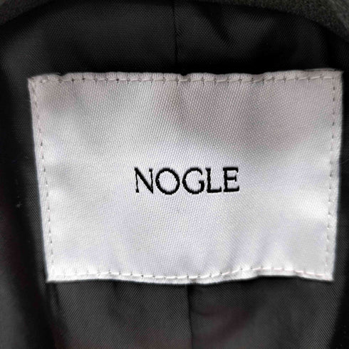 NOGLE ノグル 24AW ウールモヘアシャギーミドルオーバーコート レディース FREE