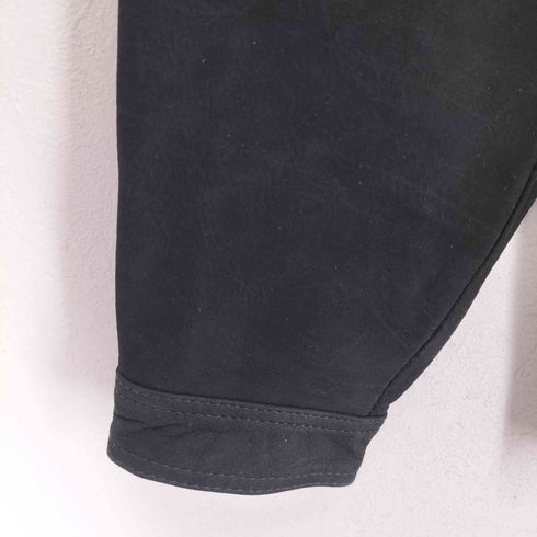ザラ ZARA buffalo leather リラックスフィット レザーパーカ メンズ XL