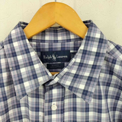 ラルフローレン RALPH LAUREN ポニー刺繍 BLAKE コットン チェック シャツ メンズ import:XL