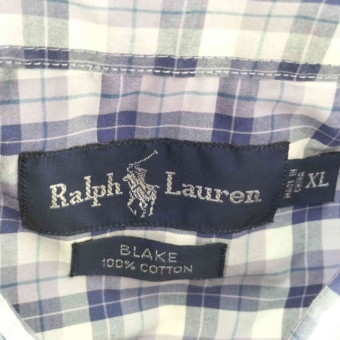 ラルフローレン RALPH LAUREN ポニー刺繍 BLAKE コットン チェック シャツ メンズ import:XL