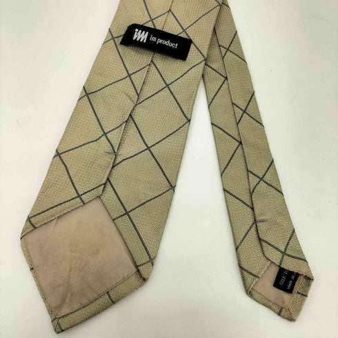 アイムプロダクトイッセイミヤケ im product ISSEY MIYAKE チェック柄 デザインネクタイ メンズ