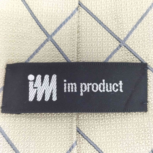 アイムプロダクトイッセイミヤケ im product ISSEY MIYAKE チェック柄 デザインネクタイ メンズ