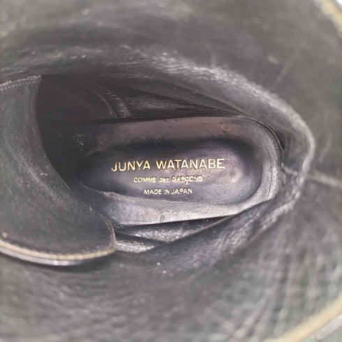 ジュンヤワタナベコムデギャルソン JUNYA WATANABE COMME des GARCONS エナメルレースアップブーツ メンズ 26