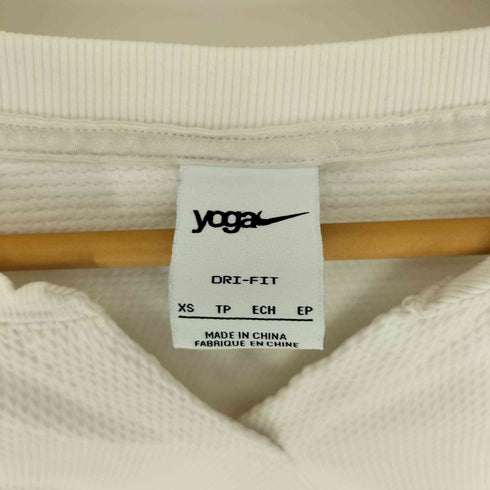 ナイキ NIKE YOGA ヨガ DRI-FIT ワッフル生地 L/S ヘンリーシャツ レディース import:XS