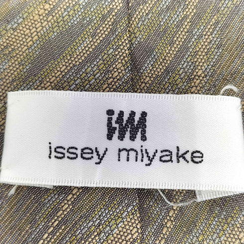 イッセイミヤケ ISSEY MIYAKE 和柄 デザインネクタイ メンズ