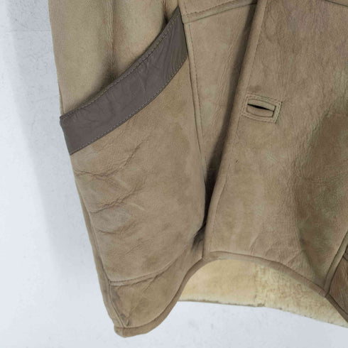 DOWN UNDER genuine sheepskin MADE IN NEW ZEALAND ムートンジャケット メンズ XL