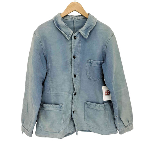 euro work VINTAGE FRANCE モールスキンカバーオール メンズ