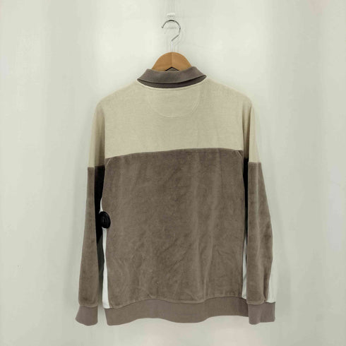 シュプリーム Supreme 22AW Paneled Velour LS Polo メンズ JPN:S