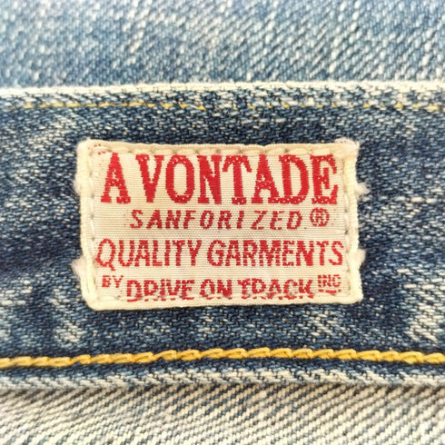 アボンタージ A VONTADE SLIM FIT セルビッジ ストレートデニム レディース