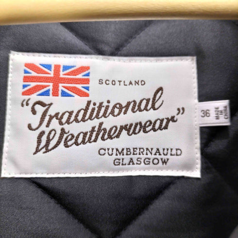 トラディショナルウェザーウェア Traditional Weatherwear 襟コーデュロイ キルティングジャケット メンズ UK:36