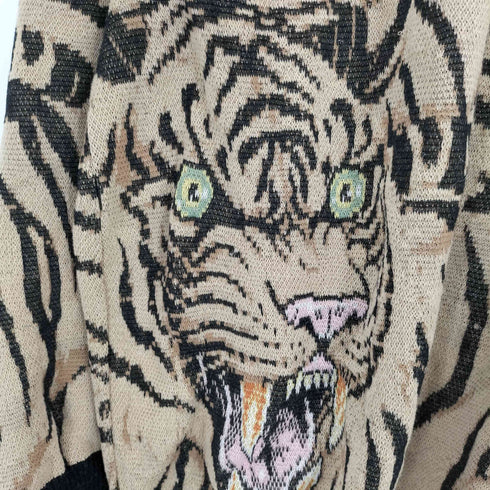 ワコマリア WACKO MARIA 23SS TIM LEHI KNIT JACQUARD 百虎ジャガードセーター メンズ JPN:M