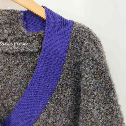 オズモーシス OSMOSIS アシンメトリーニットカーディガン レディース ONE SIZE