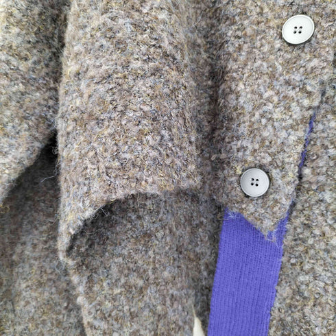 オズモーシス OSMOSIS アシンメトリーニットカーディガン レディース ONE SIZE