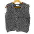 センスオブプレイス SENSE OF PLACE 25aw モールフェザーニットベスト レディース ONE SIZE