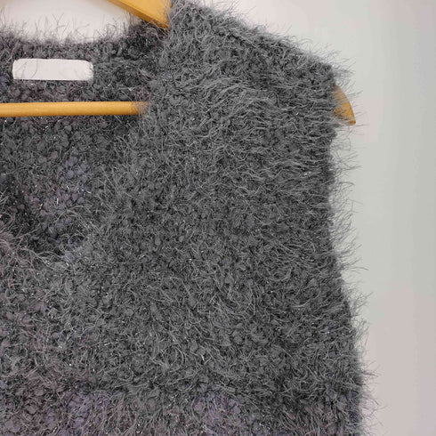 センスオブプレイス SENSE OF PLACE 25aw モールフェザーニットベスト レディース ONE SIZE