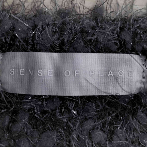 センスオブプレイス SENSE OF PLACE 25aw モールフェザーニットベスト レディース ONE SIZE
