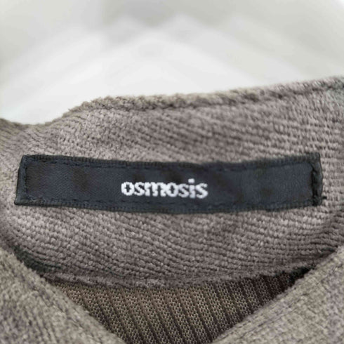 オズモーシス OSMOSIS バックタックシャツワンピース レディース ONE SIZE