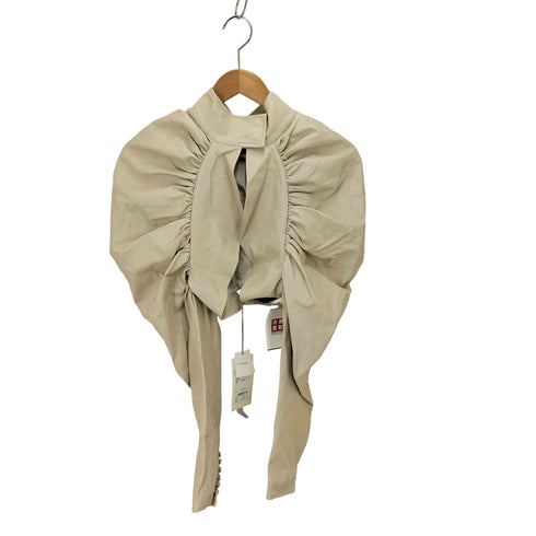 ラベルエチュード la belle Etude J1U ボリュームギャザーフェイクレザーボレロ レディース FREE