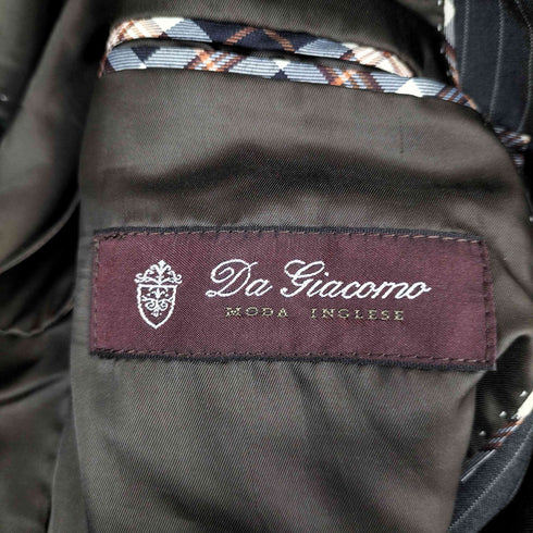 Da Giacomo ストライプ 2B テーラードジャケット ストレートスラックス セットアップ メンズ