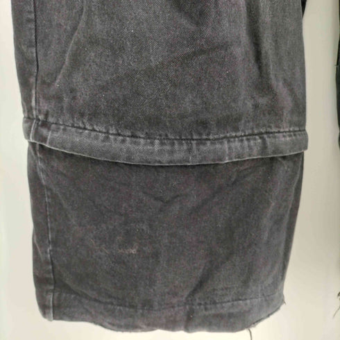 YORI SPORT 25ss ZIP UNDERWEAR DENIM 2WAY デストロイ ダメージ バギーデニム メンズ 36