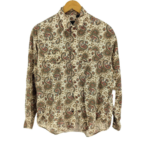 リズウェア LIZ wear 90S ペイズリー L/S ウエスタン シャツ レディース import:M