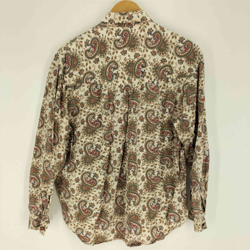 リズウェア LIZ wear 90S ペイズリー L/S ウエスタン シャツ レディース import:M
