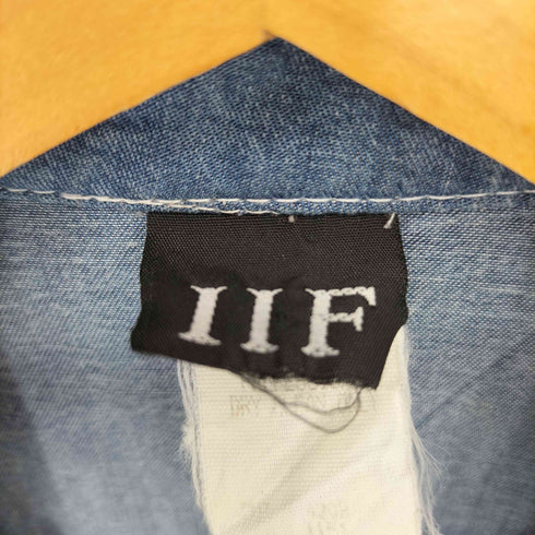 IIF デニムステッチ S/S オーバーオール Y2K レディース