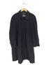 pure cashmere 比翼ステンカラーコート メンズ L