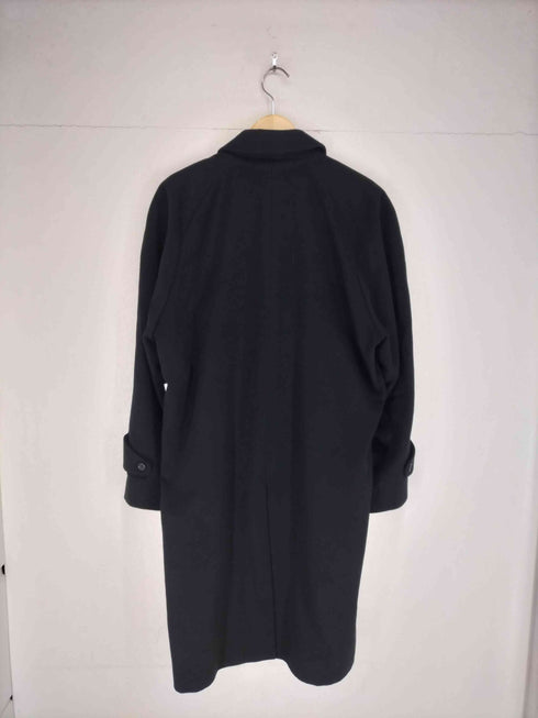 pure cashmere 比翼ステンカラーコート メンズ L